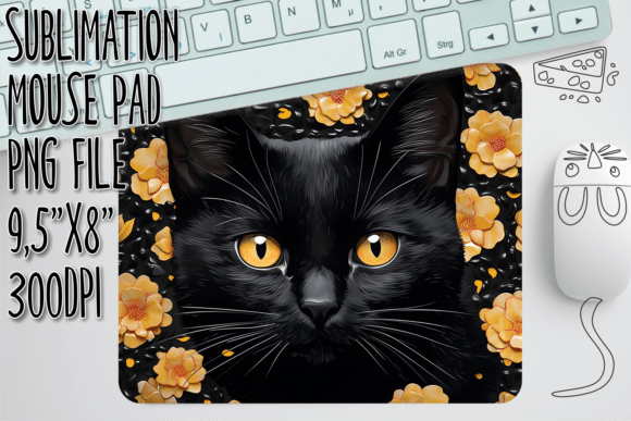 3D Cat Scene Mouse Pad Art Graphics and Crafts Review