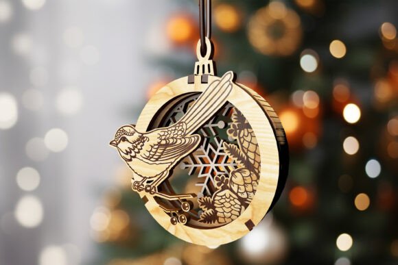 3D Flexibility Christmas Ornament Laser Cutting Ornaments Review