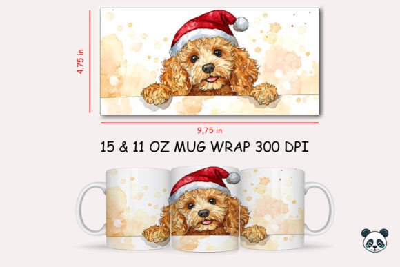 Christmas Poodle Mug Wrap 1: A Designer’s Real-World Evaluation