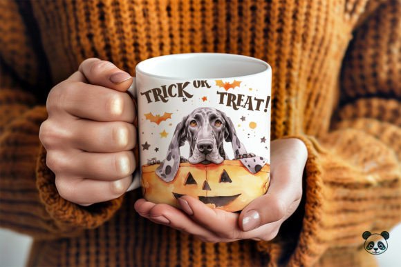 Great Dane Trick or Treat 3D Mug Wrap for Crafts and Graphics