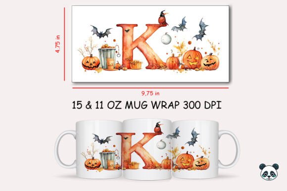 Halloween Letter K Mug Wrap Sublimation Graphics and Crafts Review