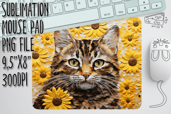 Kitty Flower 3D Mouse Pad Review