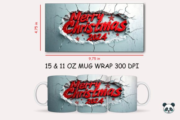 Merry Christmas 2024 3D Mug Wrap Review
