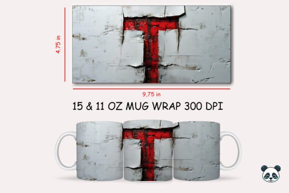 Red Plaid 3D Letter T Mug Wrap Review