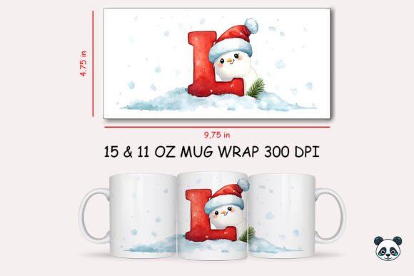 Review: Christmas Baby Letter D Mug Wrap 13